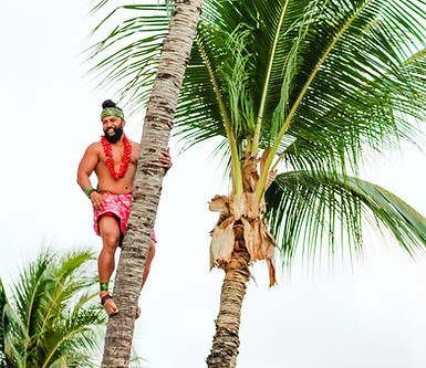 Tree Climbing Demonstration at Ka Moana Luau